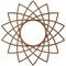 Ekena Millwork Eleanor Wood Fretwork Pierced Ceiling Medallion, Walnut, 28"OD x 10 3/4"ID x 3/8"T CMWP28X28X0375EAWA - alternate 3